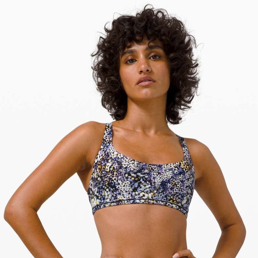 lululemon Free to Be Wild Bra // Floral Metropolis Multi // Size 4